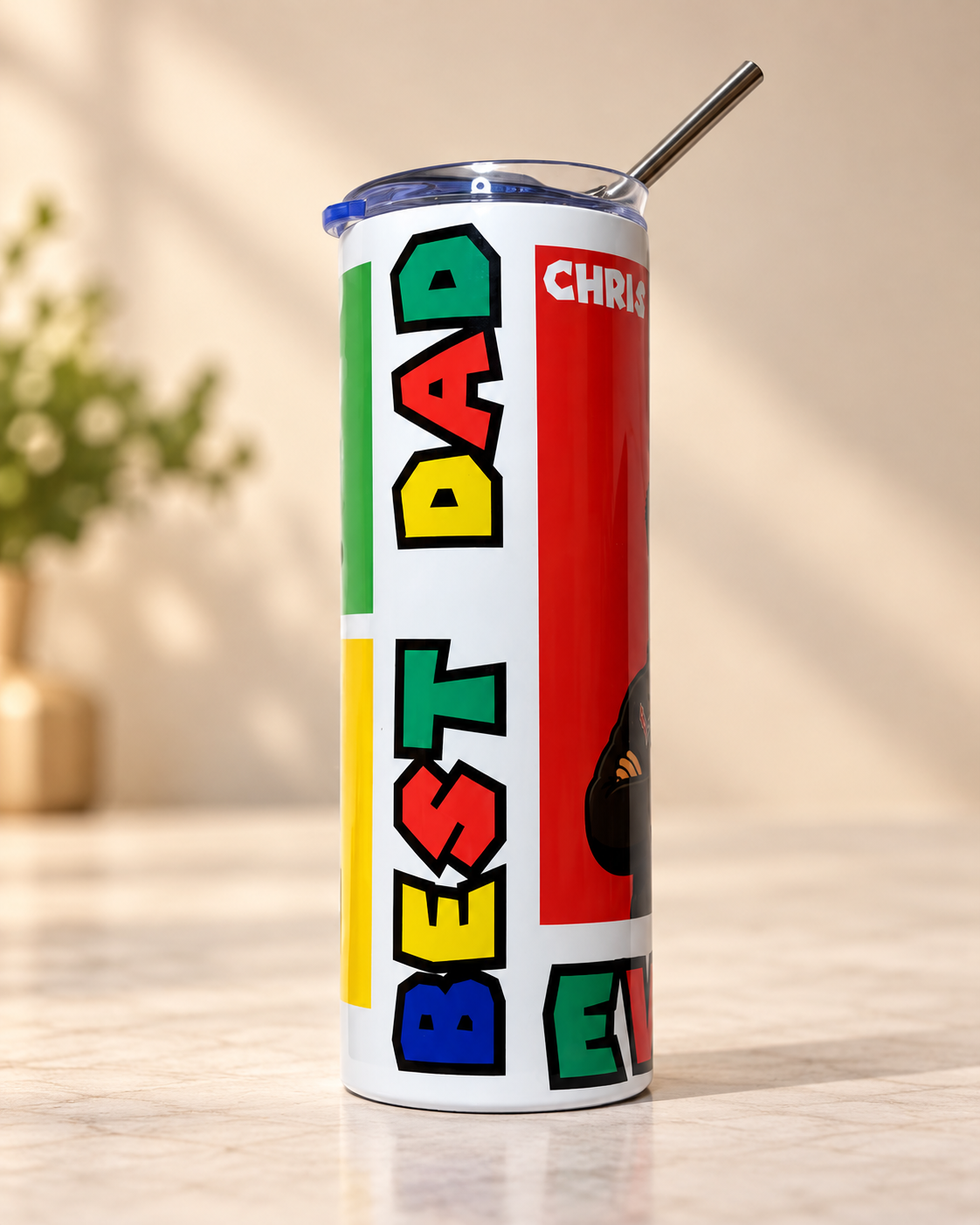 Personalized Best Dad Ever 20oz Tumbler