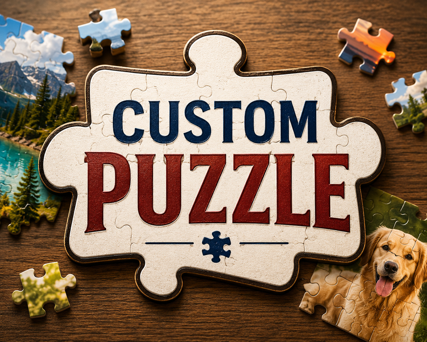 CUSTOM- Puzzle 120 Pieces, 8.66"x12.2"
