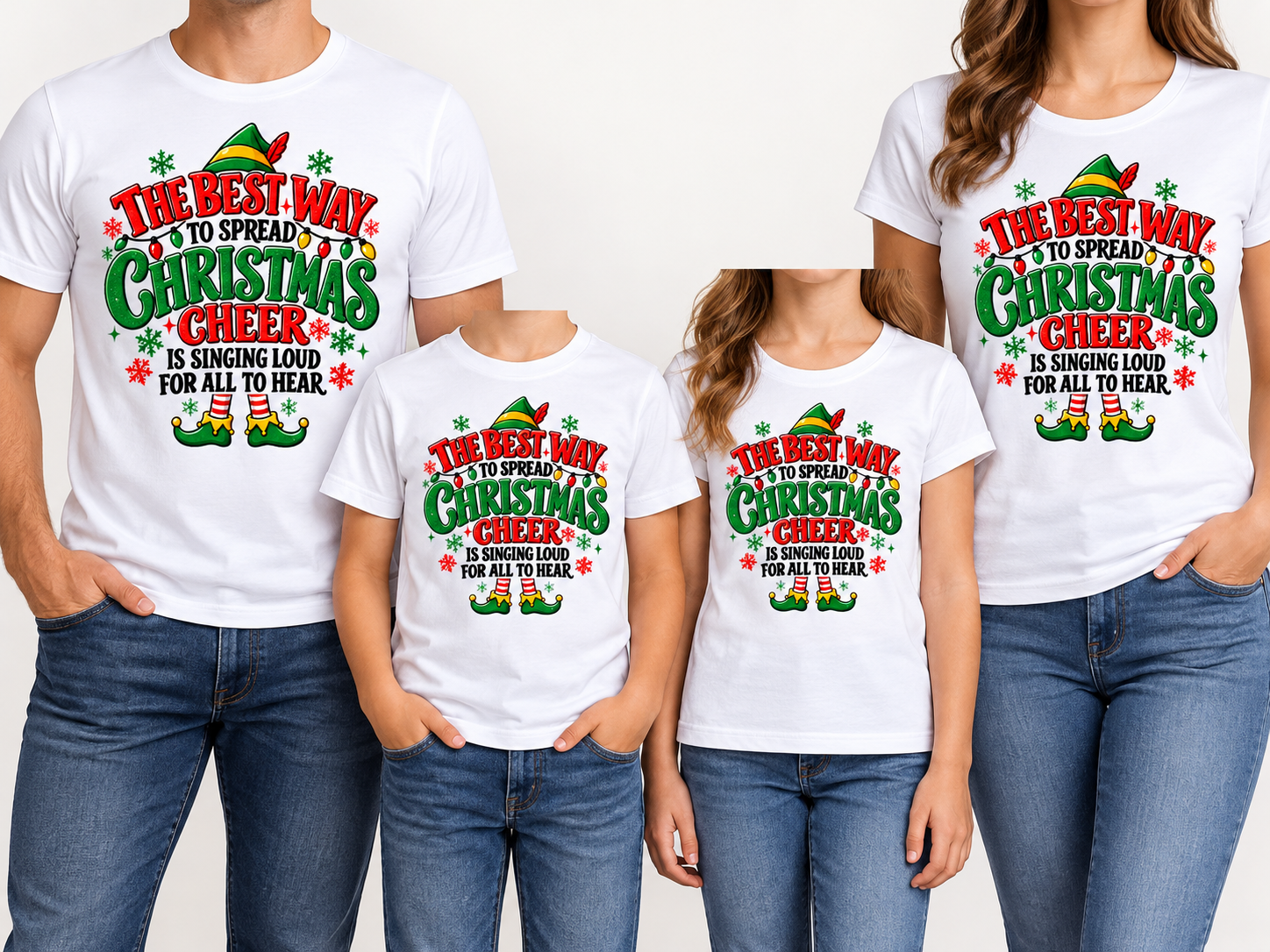 Christmas Cheer Family Shirt – Elf Inspired 🎄