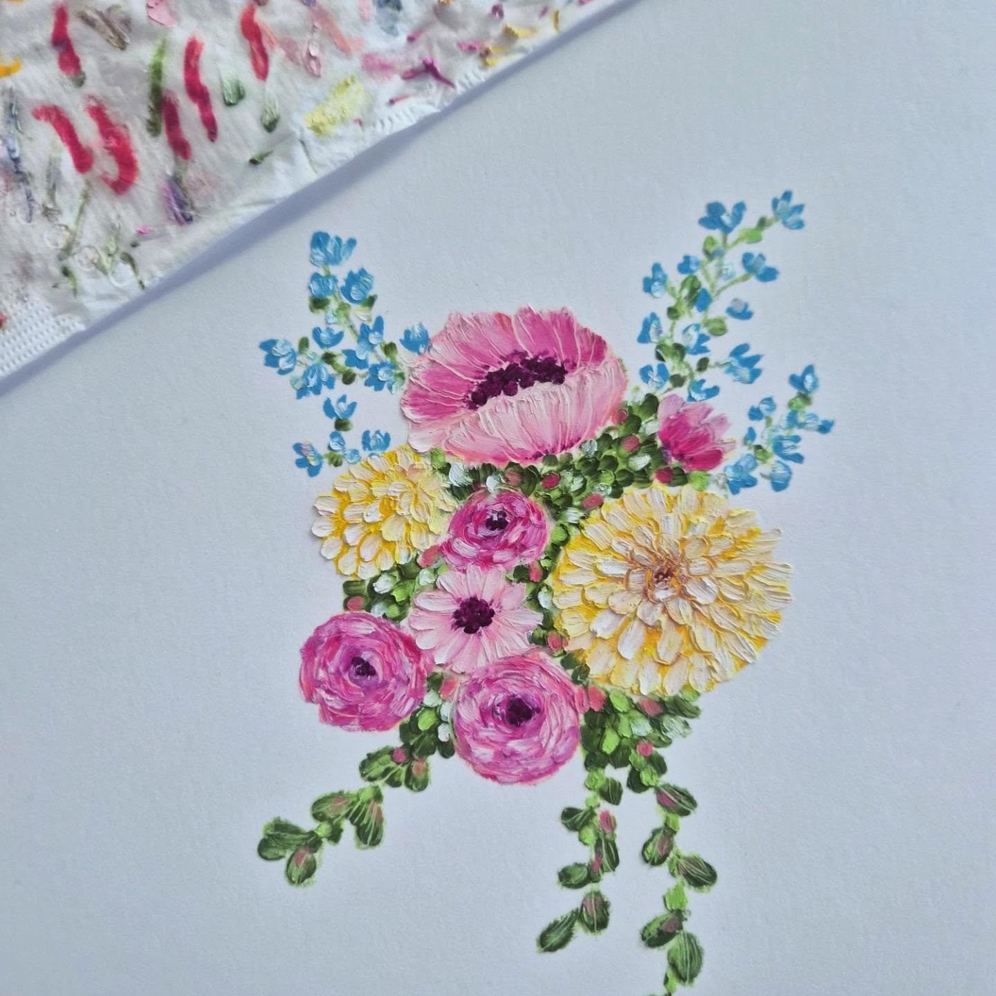 A bunch of Oil Pastel Blooms 🌼

#oilpastelflowers #smallartaccount #floralart #oilpastel #floralartwork