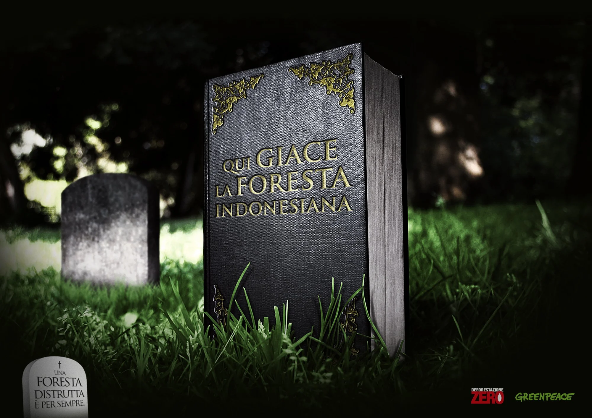 Greenpeace — Deforestazione Zero — Tombstone