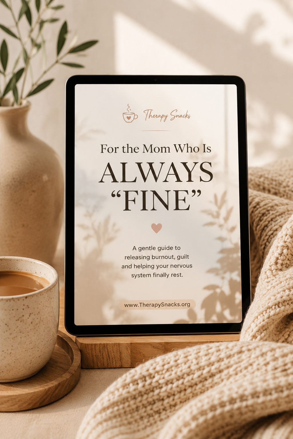 For The Mom Who Is Always "Fine"