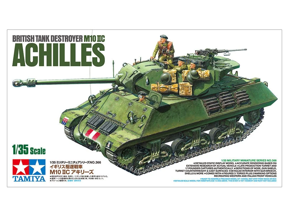 1/35 Tamiya BRITISH TANK DESTROYER M10 IIC ACHILLES