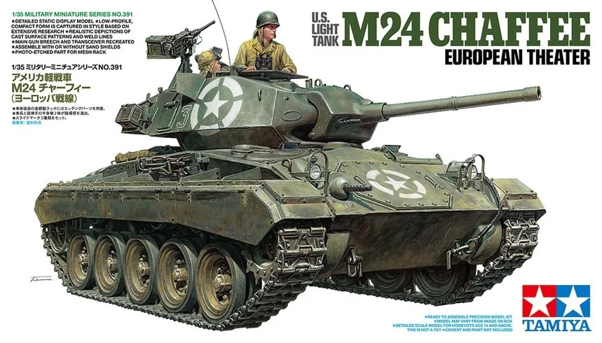 1/35 Tamiya M24 Chaffee European Theater (NEW TOOLING)