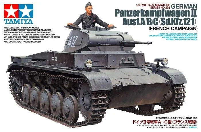 1/35 Tamiya PzKpfw II Ausf A/B/C SdKfz 121
