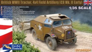 1/35 Gecko Models British WWII Tractor 4x4 Field Artillery (C8 Mk. II Early)