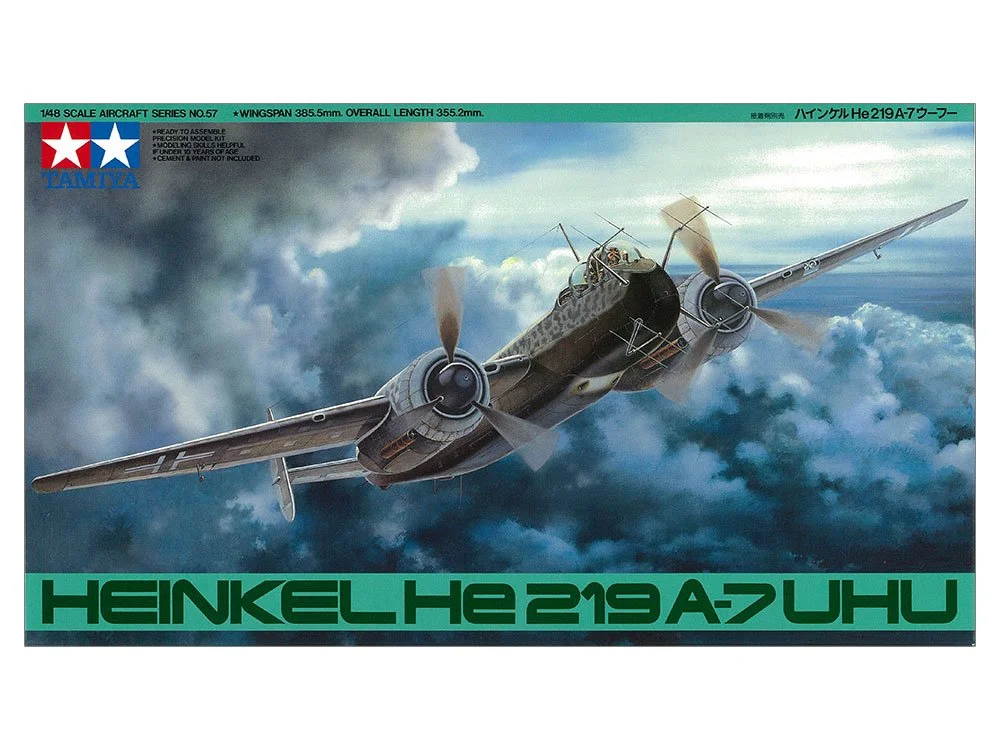 1/48 Tamiya HEINKEL He219A-7 UHU