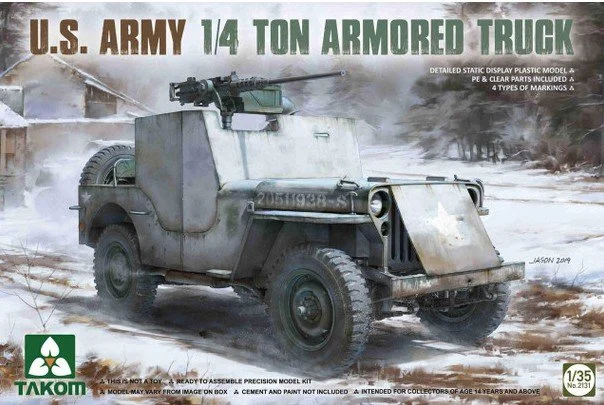 1/35 Takom US Army 1/4-Ton Armored Truck