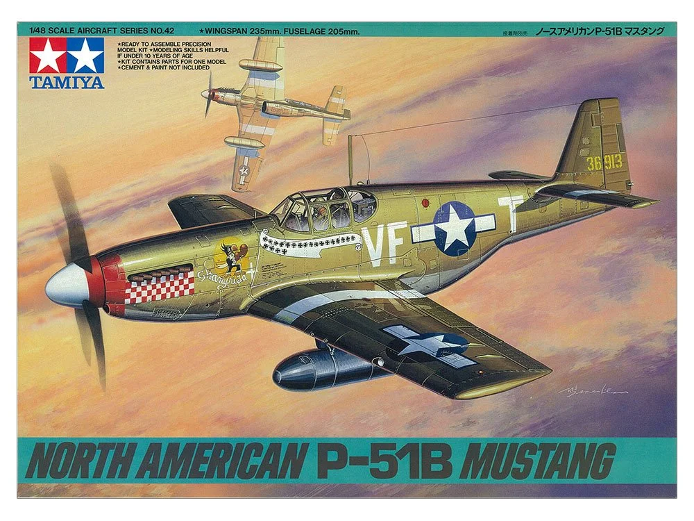 1/48 SCALE NORTH AMERICAN P-51B MUSTANG
