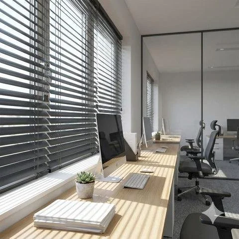 Beautiful bespoke Venetian Blinds In D12 Blinds showroom