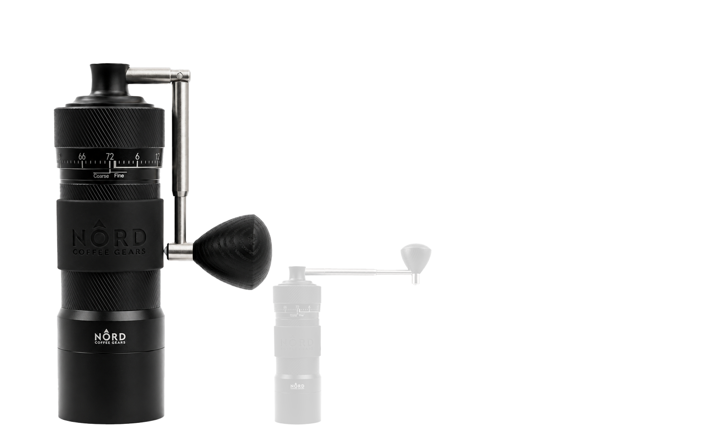 NORD GX1 Fold 38mm Titanium-Coated Burr Coffee Grinder with Foldable handle for Espresso and Pour Over