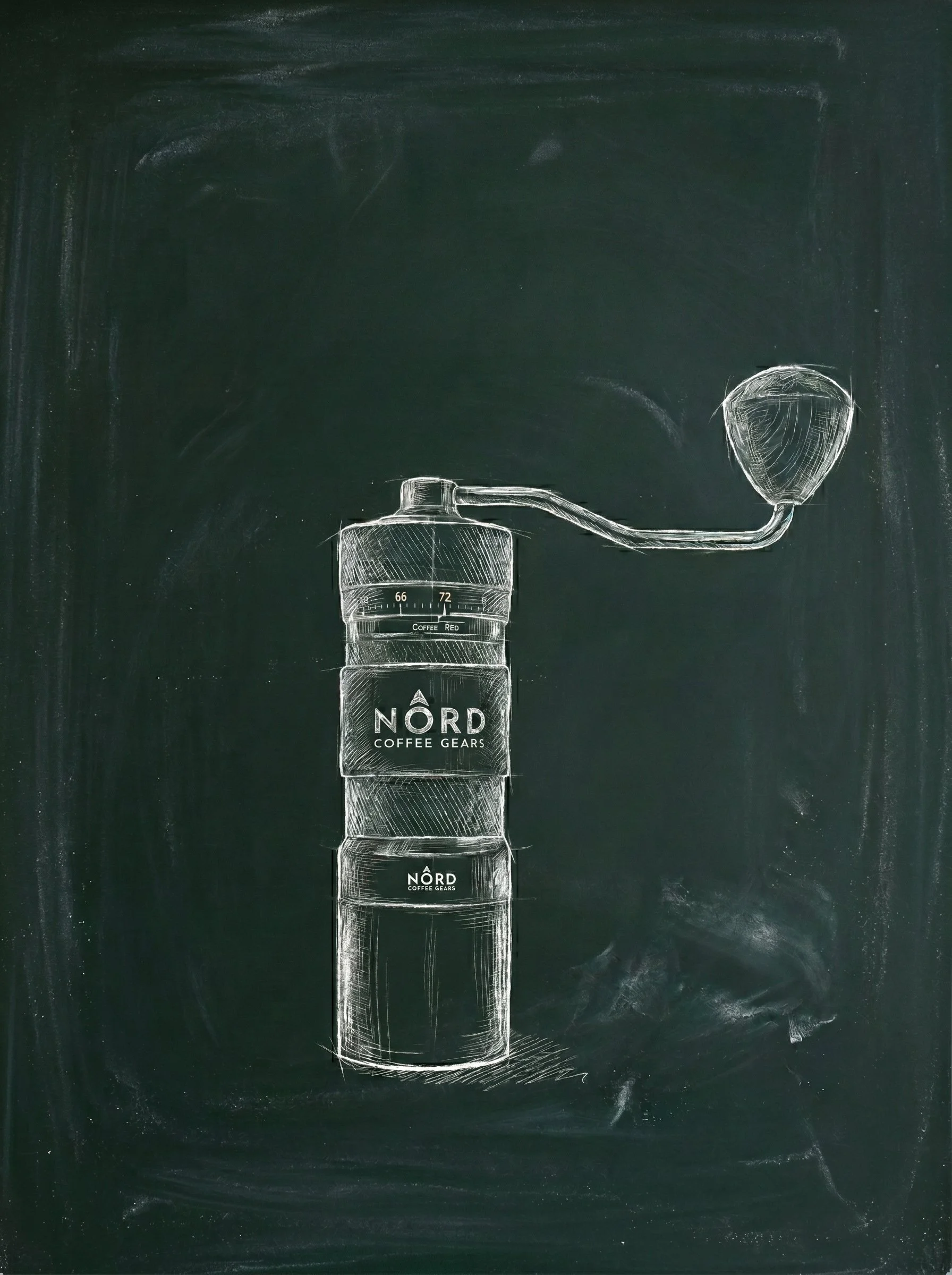 Nord coffee grinder. Nord coffee gears. coffee grinder. future coffee gears products. titanium burr coffee grinder