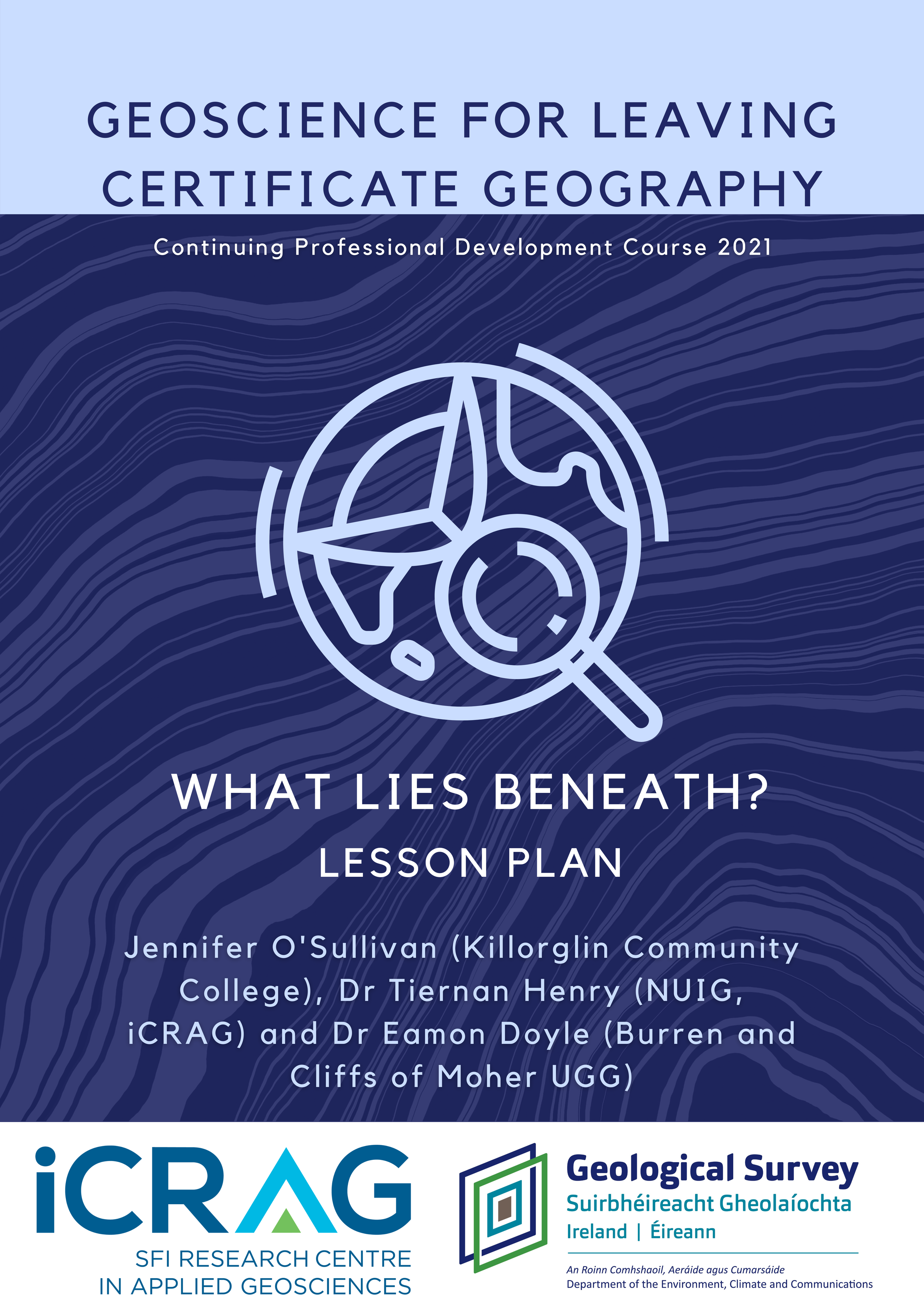 What Lies Beneath? An introduction to Geoscience. Lesson Plan Front Cover