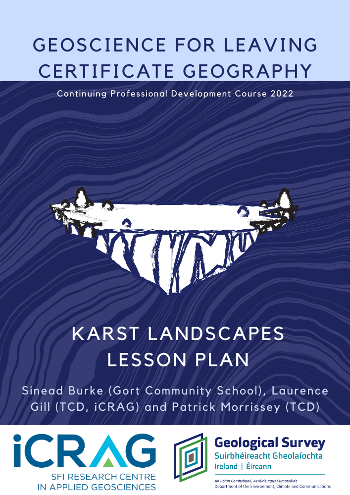 Karst Landscapes Lesson Plan Front Cover