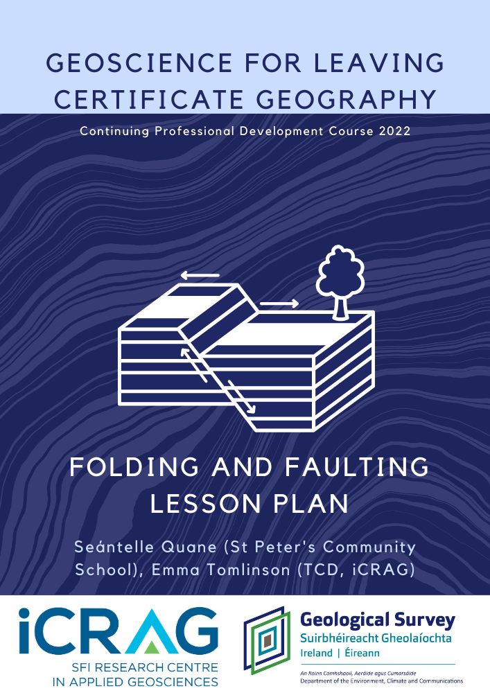 Folding and Faulting Lesson Plan Front COver