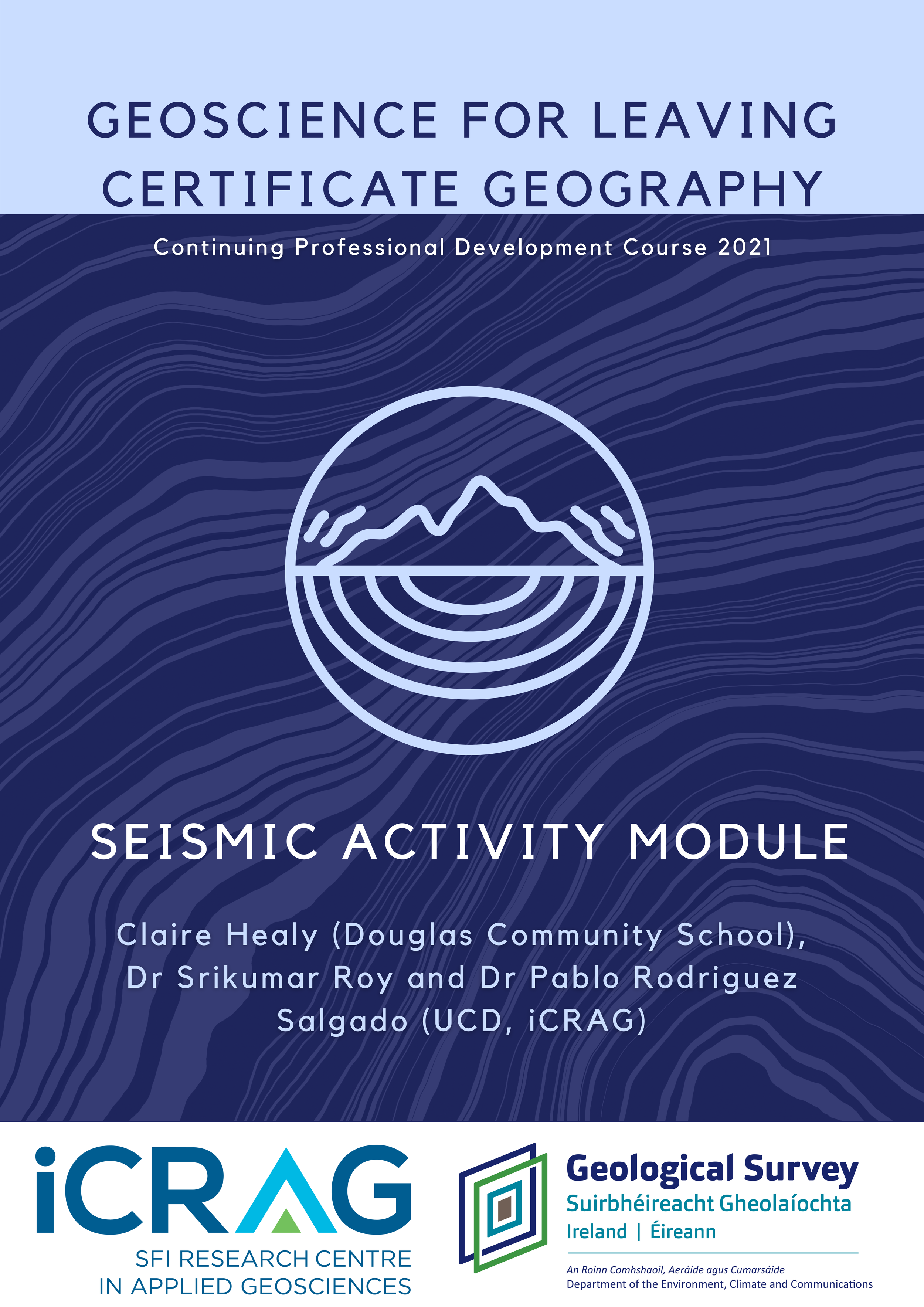 Seismic Activity Module Plan Front Cover