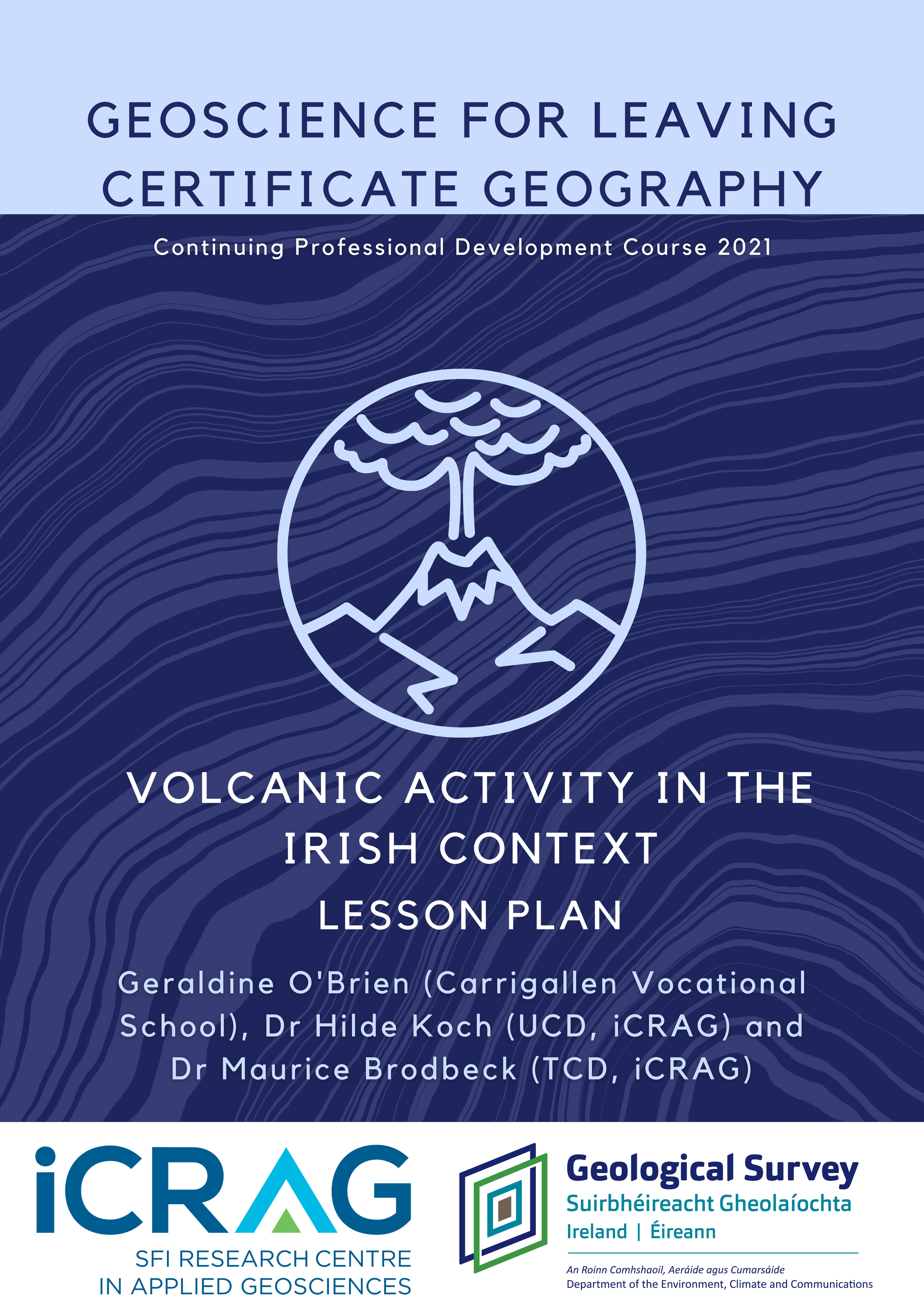 Volcanic Activity in the Irish Context Lesson Plan Front Cover