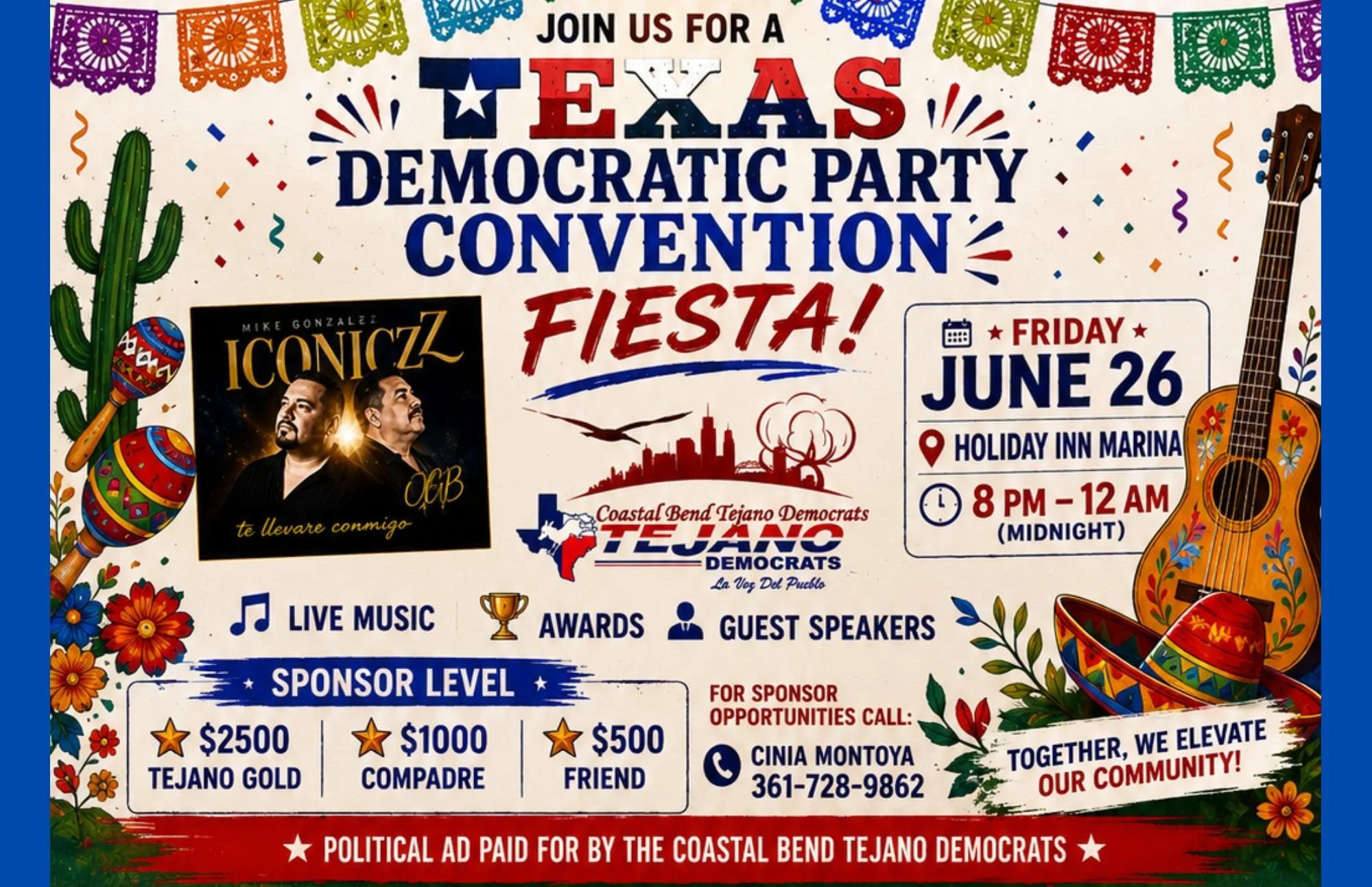 Texas Democratic Convention Fiesta!