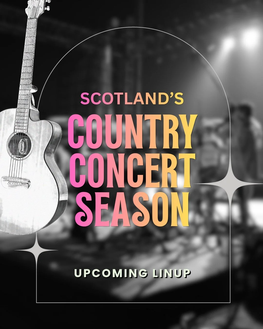 Scotland&rsquo;s country concert season is looking GOOD 🤠🎶

Save the dates, grab your tickets &amp; start planning the fits.

We&rsquo;ll handle the boot part. 

Bookings via Link in Bio

📍 27 Albert Pl, Edinburgh
📆22 Sept &ndash; 4 Oct

#Country