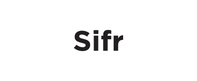 Simple black background with the word 'Sifr' in bold gray font in the center.