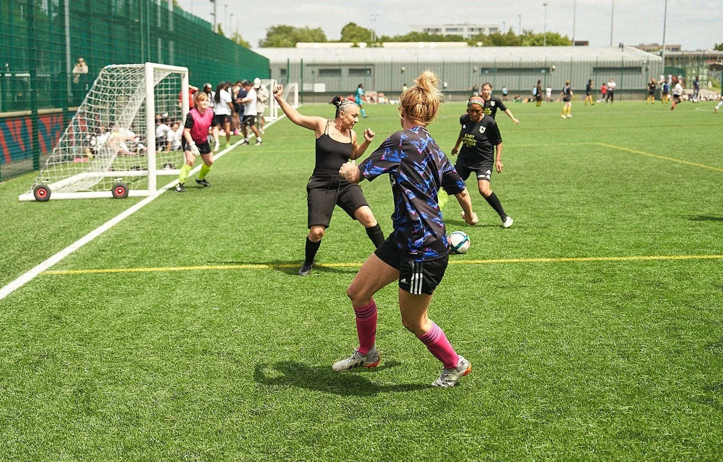 © Footy AddictsFooty Addicts connects strangers across London, Birmingham, Manchester and Leicester for pick-up football games at short notice