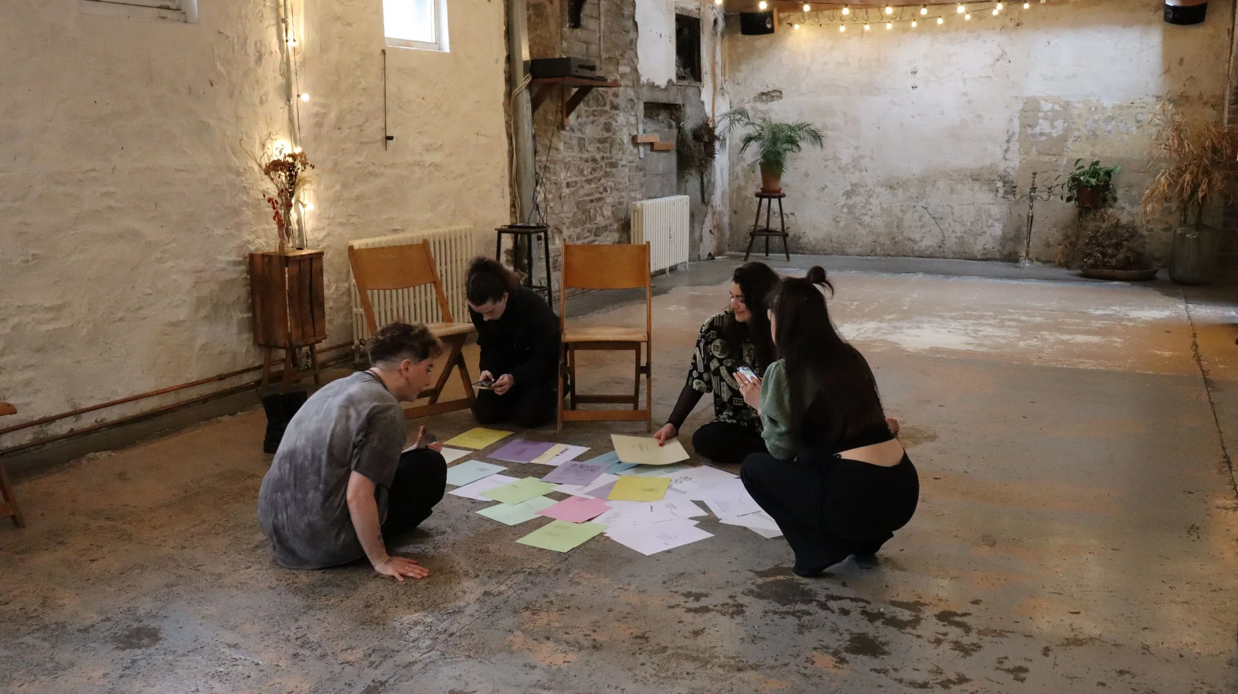 Living but a Day: Anamcara, Collective performance with Lauren Kelly, Day Magee, Emma Brennan and Emer Lyons, The Fumbally Stables, Dublin.