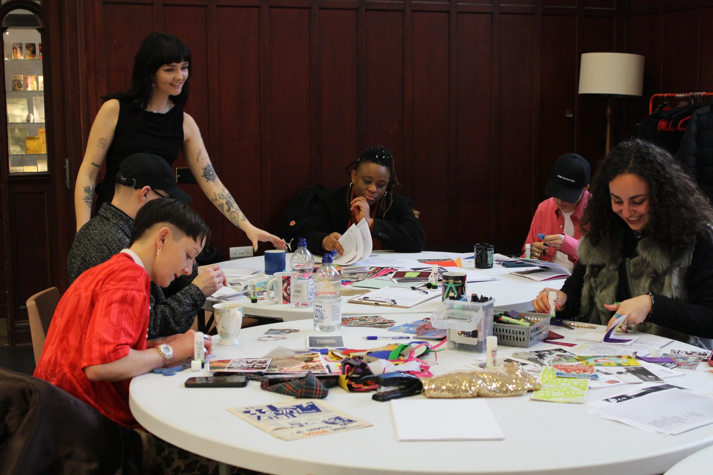Zine-making Workshop, Glasgow Women's Library.