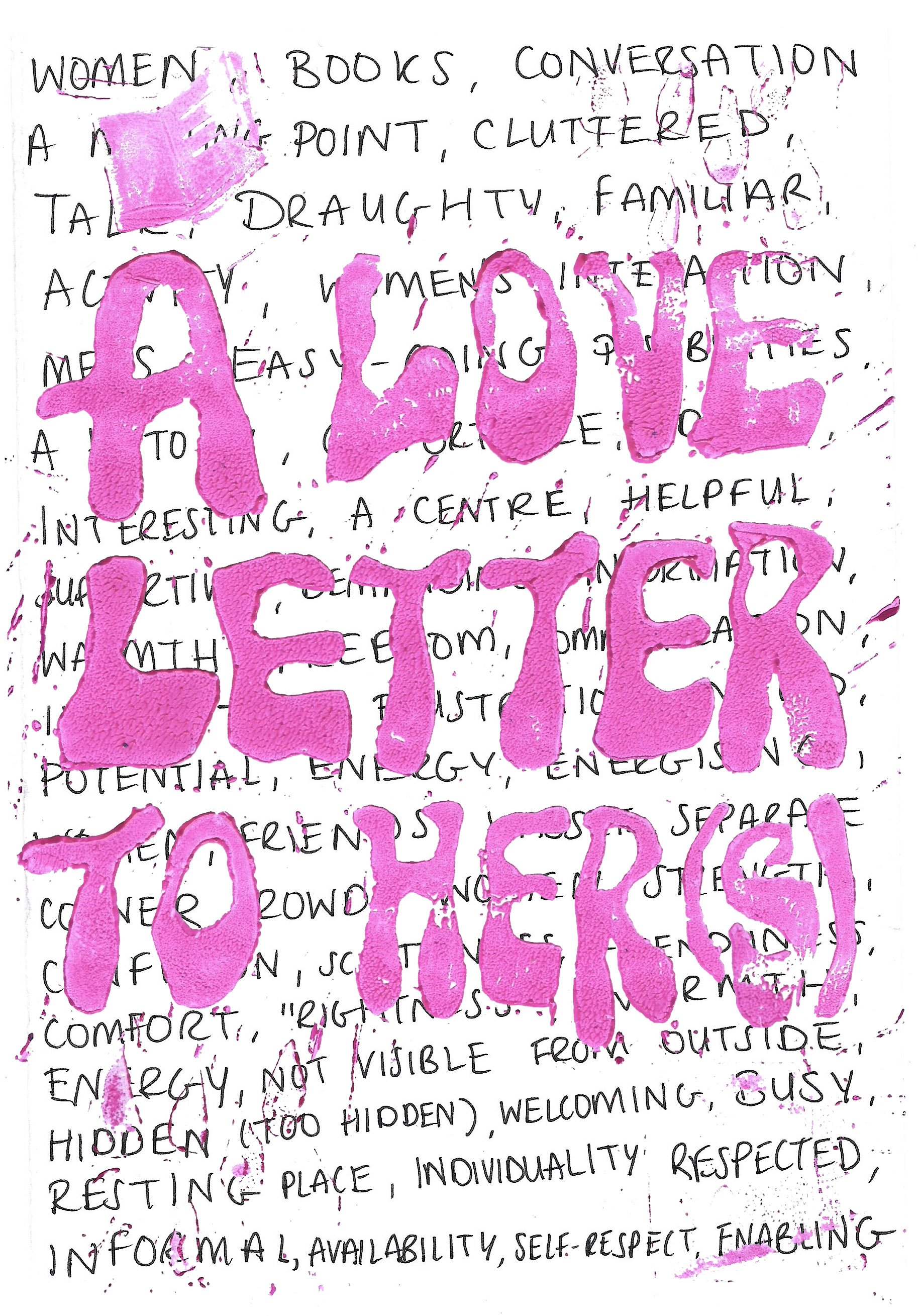 'A Love Letter to Her(s)', Zine.