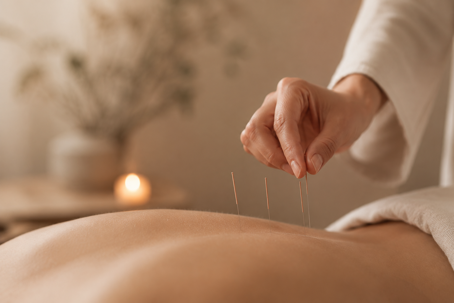  Körperakupunktur eignet sich hervorragend zur Behandlung muskulärer Dysbalancen. Entweder als primäre Therapie, oder zur Fortführung einer Ohrakupunktur. 