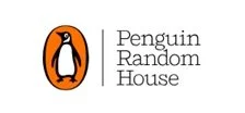 Penguin Random House Logo: A penguin inside an orange oval logo next to the text 'Penguin Random House'
