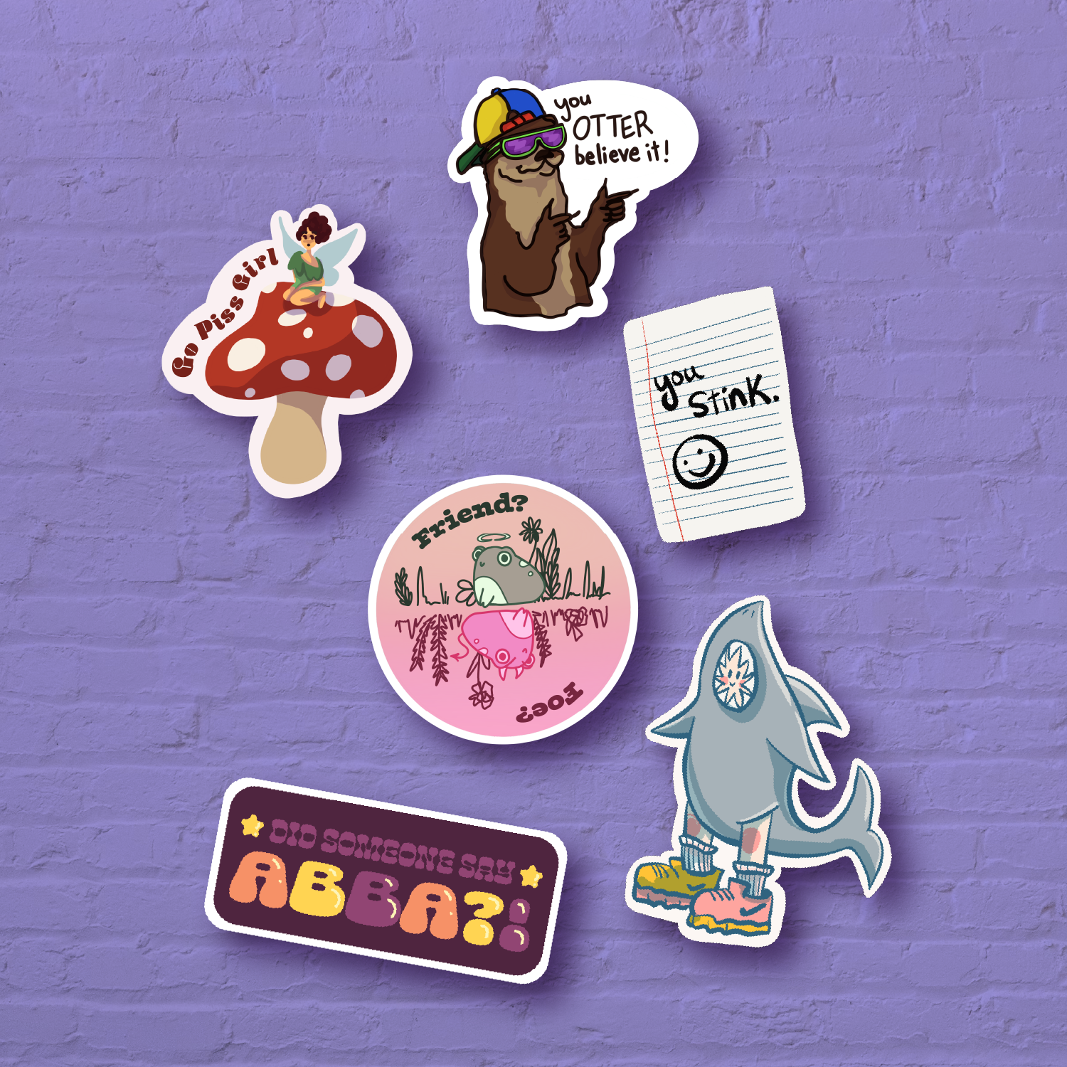 Old Stock Stickers!