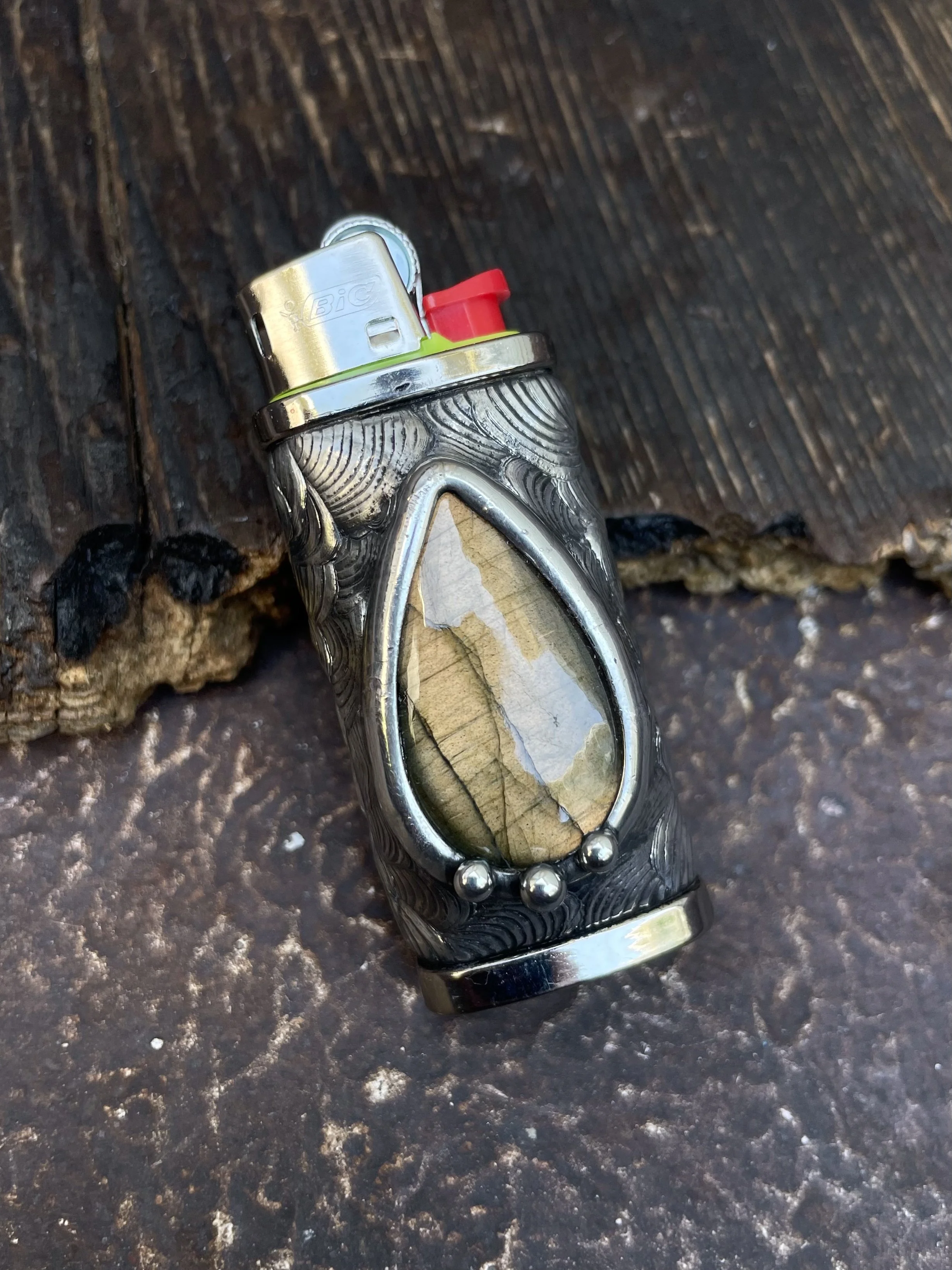 Labradorite Mini Lighter Sleeve