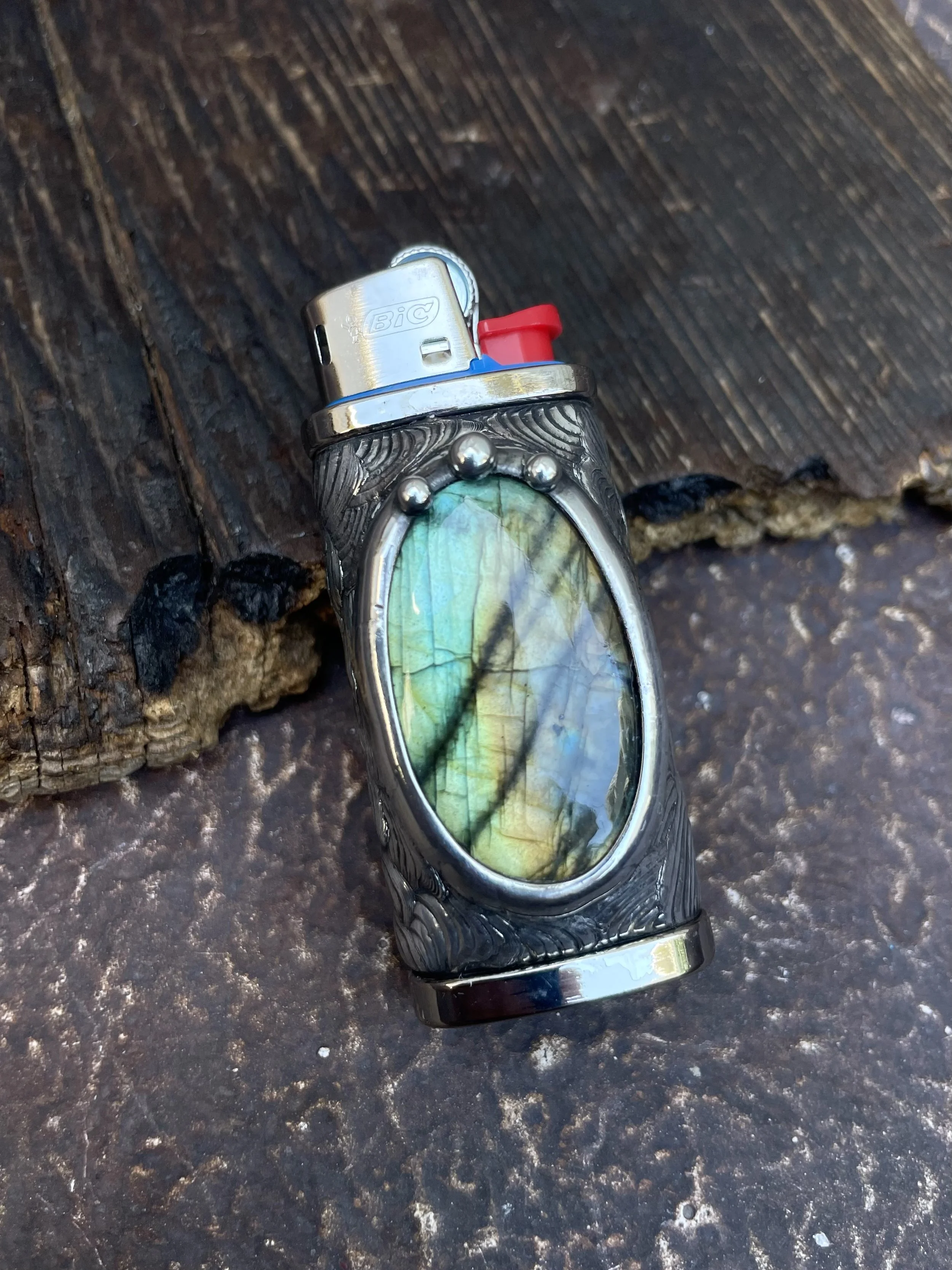 Labradorite Mini Lighter Sleeve