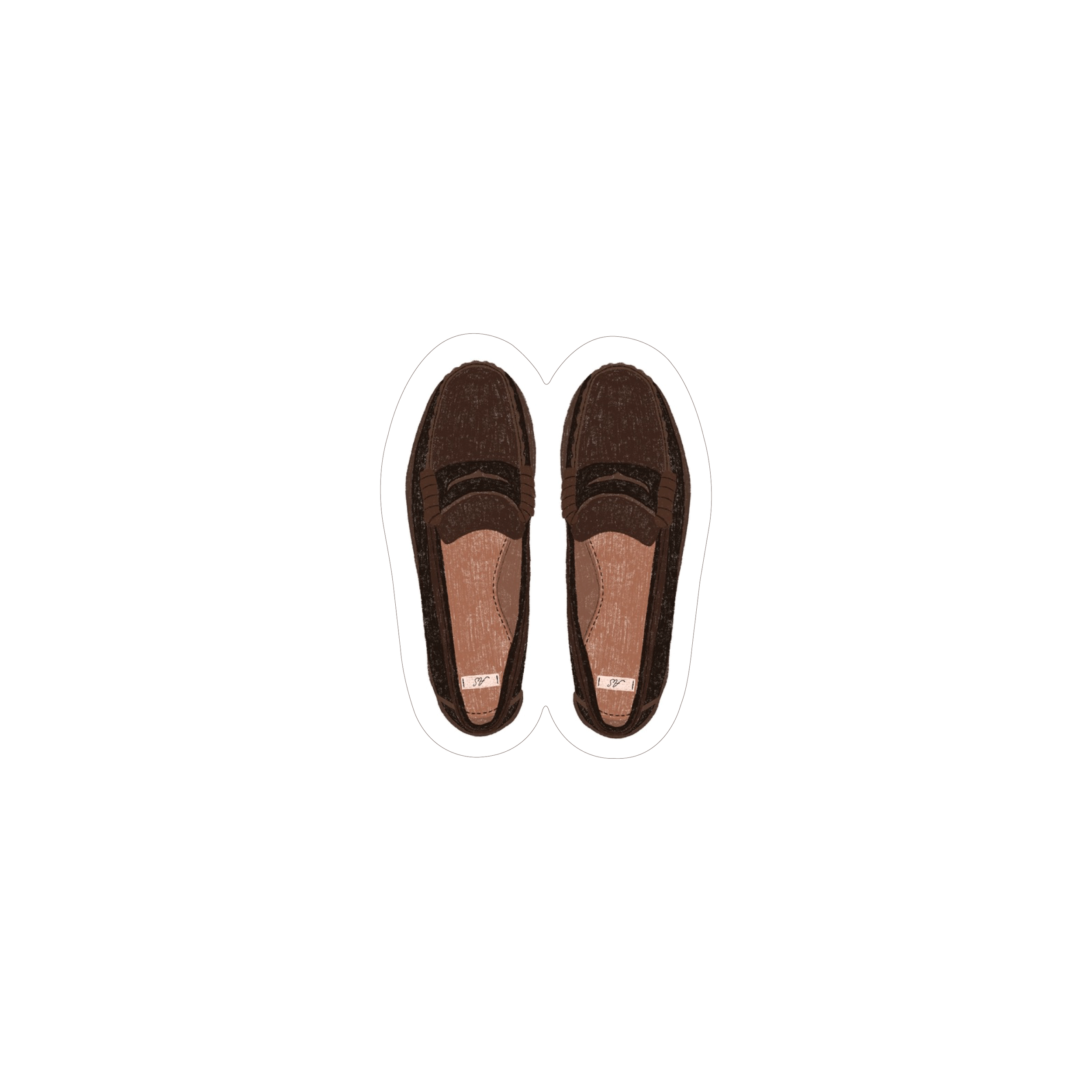 Mocassins - sticker à l'unité