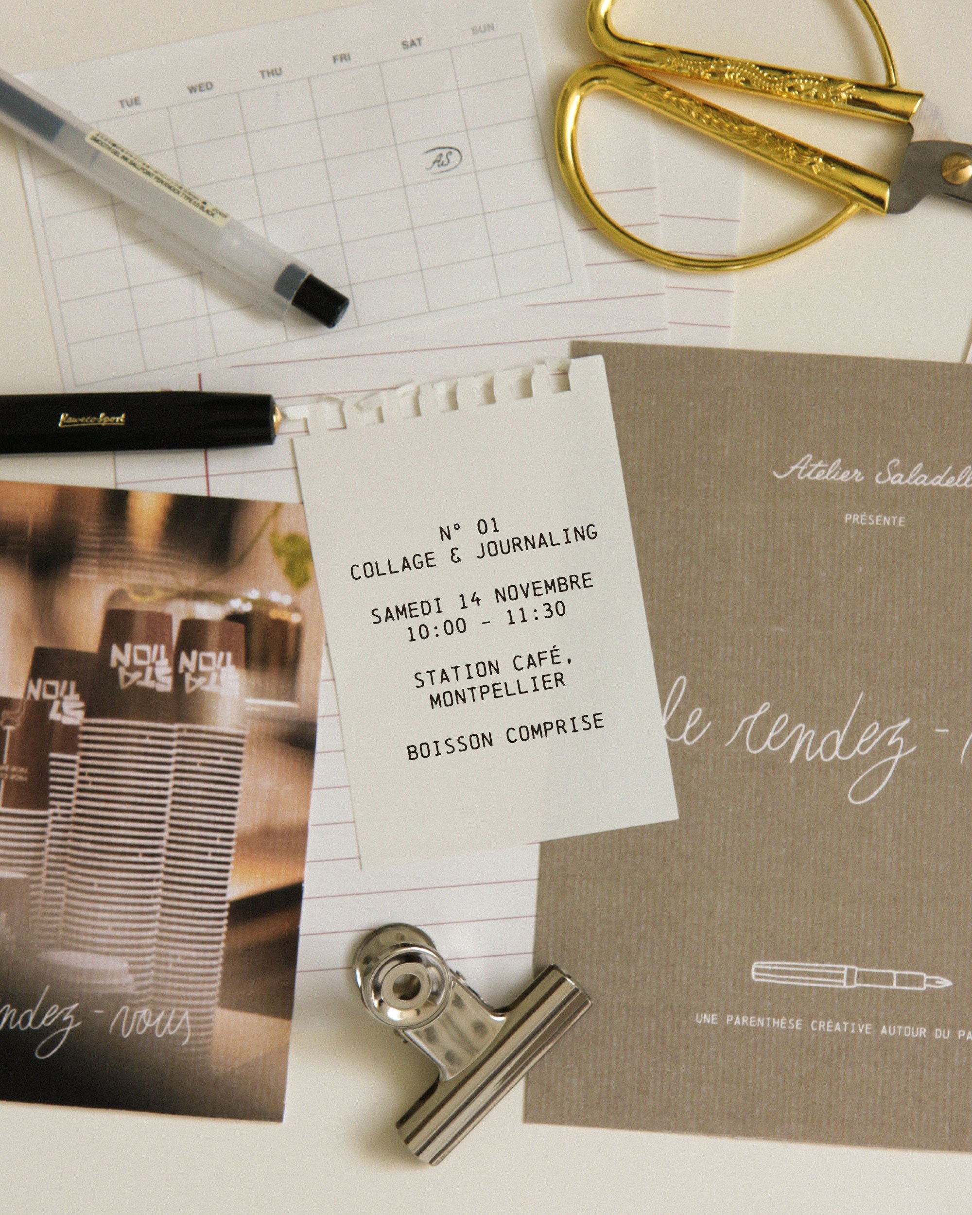 Le Rendez-vous n° 01 - Collage & journaling