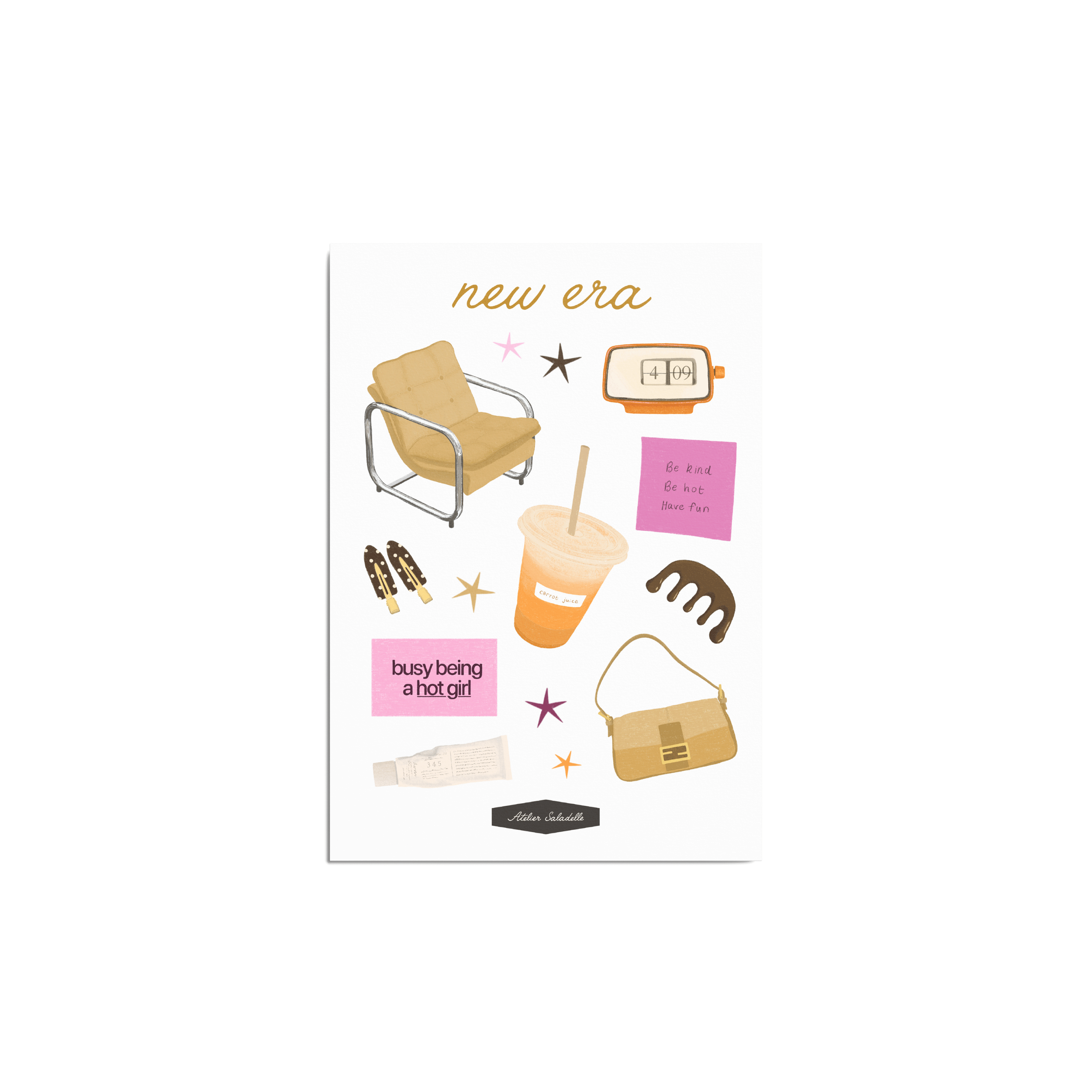 New Era - planches de stickers A5