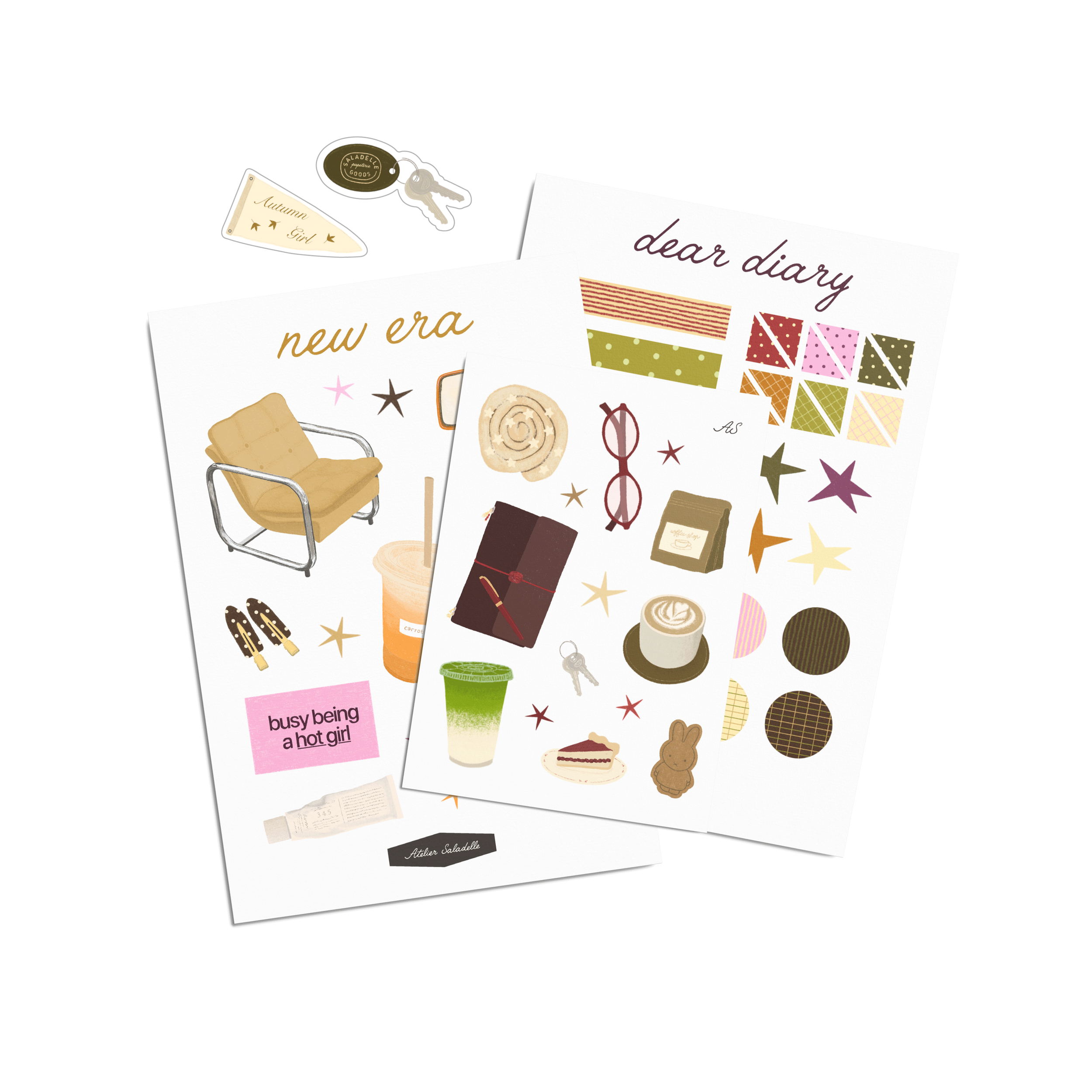 Kit Back to Goals - 3 planches de stickers & 2 stickers à l'unité