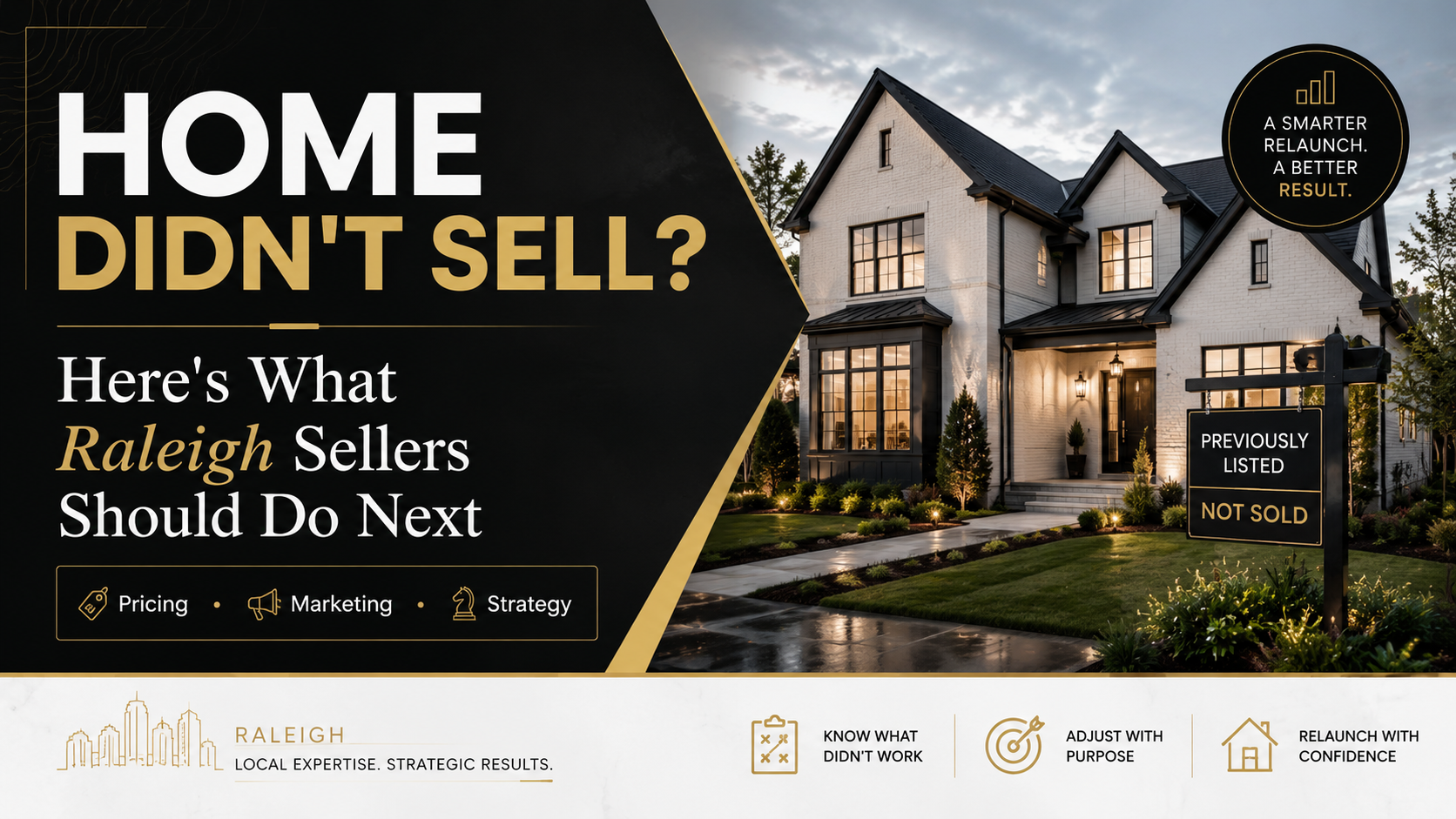 What to Do If Your Home Didn’t Sell in Raleigh, NC