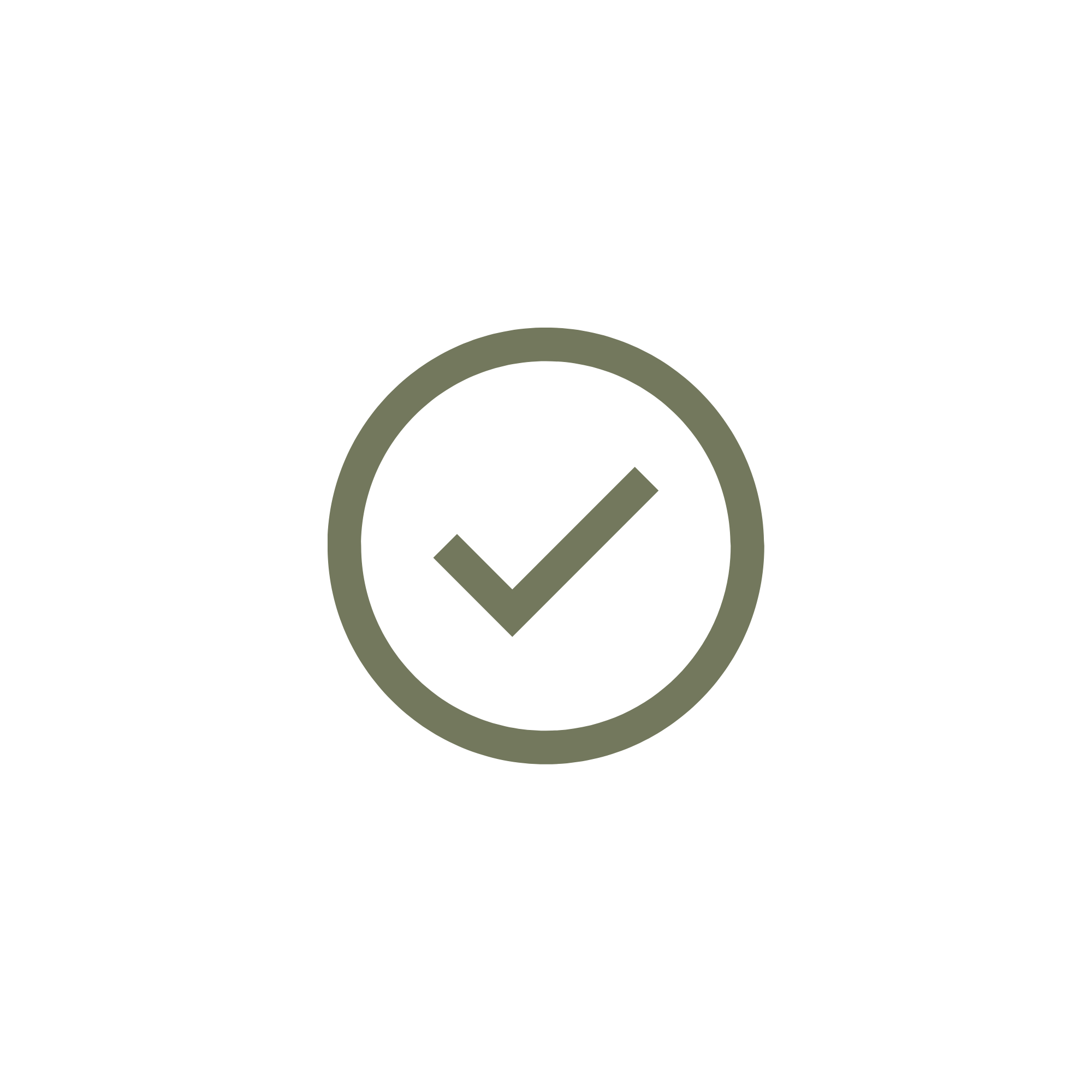 A dark background with a large checkmark inside a circle, indicating approval or completion.