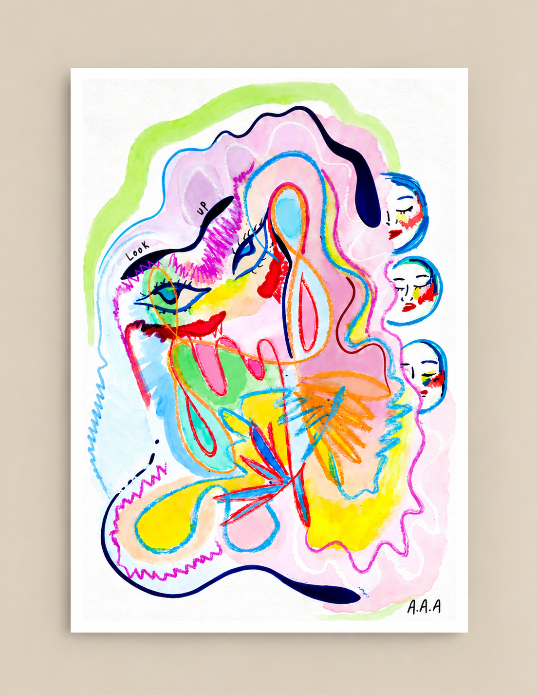 "Look up" Art Print