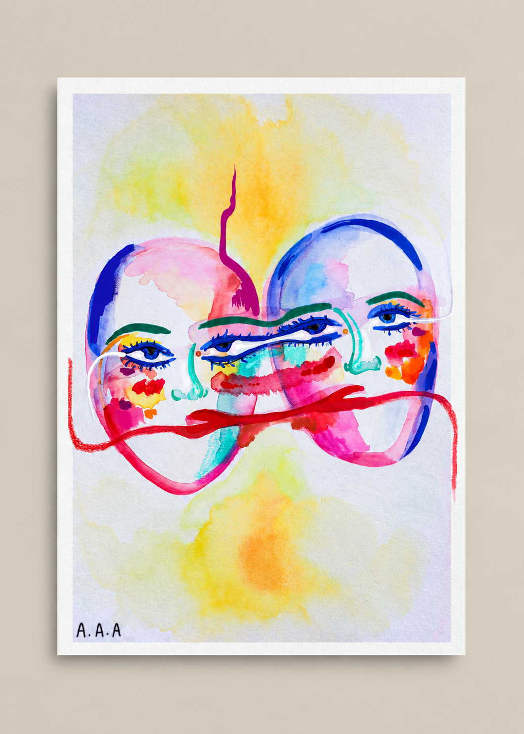 "You, my mirror" Art Print