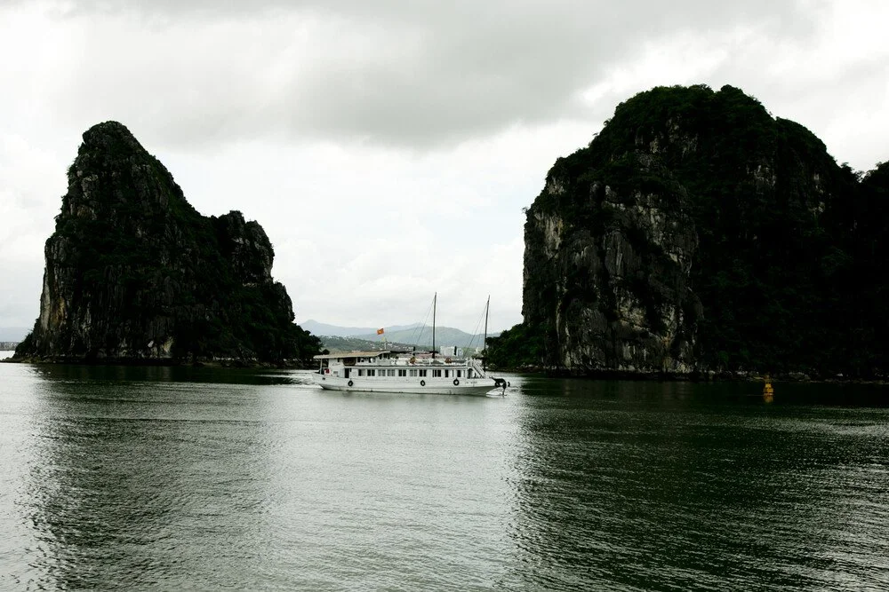 I wrote a story on a riverboat in Hạ Long Bay