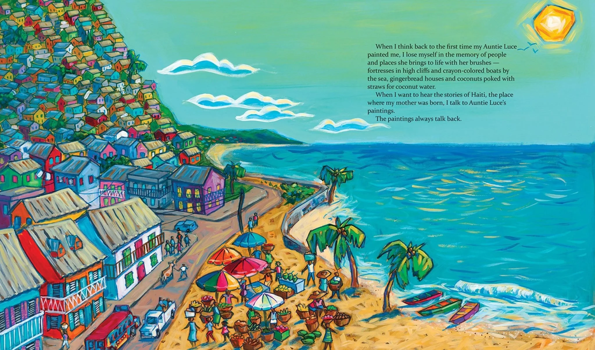 Illustration by Ken Daley from Auntie Luce’s Talking Paintings