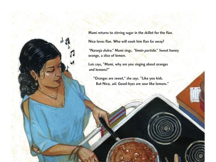 Immigrants, kids and flan
