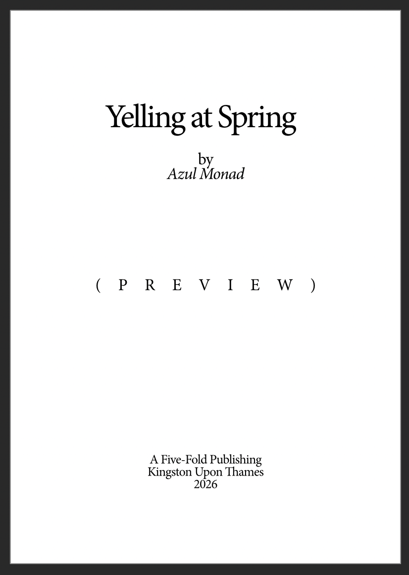 Yelling at Spring - Azul Monad