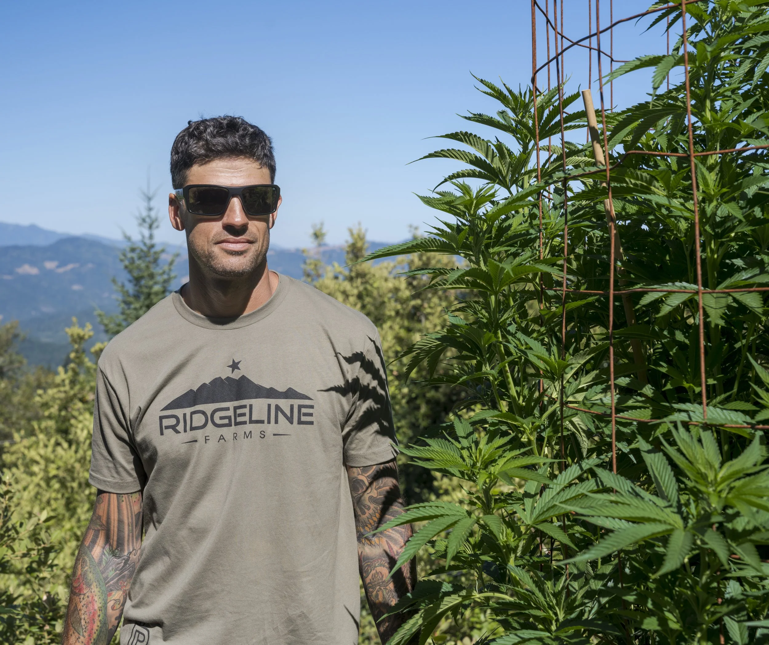 Jason Gellman of Ridgeline Farm for Humboldt Cannabis Magazine