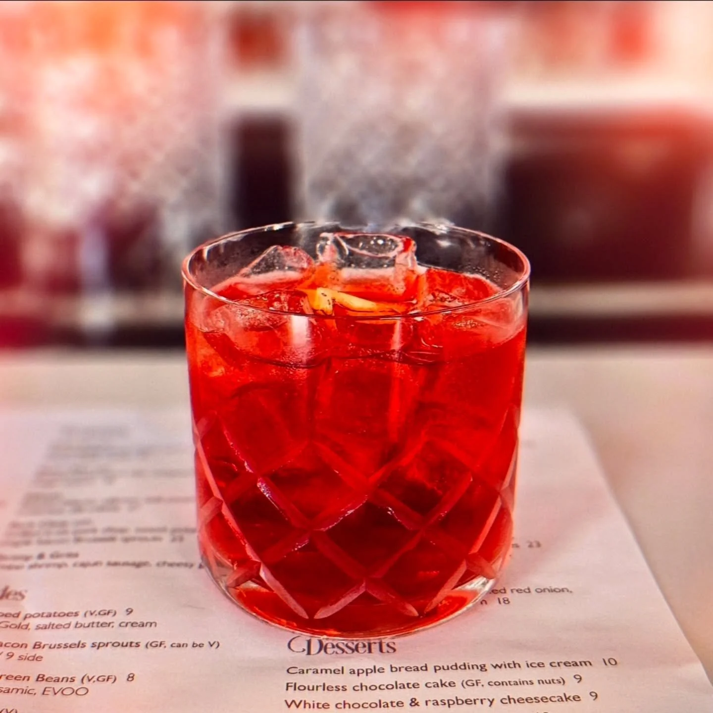The project itself started with a bad one.

San Francisco International, Terminal 3, a seafood joint called Yankee Pier. I ordered a Negroni and got back something served in a glass built for a West Coast IPA. A woman sitting next to me watched it la