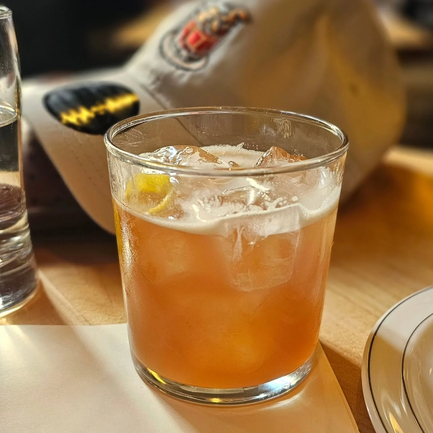 The pour:

"Buddy Boy Negroni"

NA Apertif
Charred citrus
Maple
Green coffee 

Bitter. Smoked. Zero Proof.