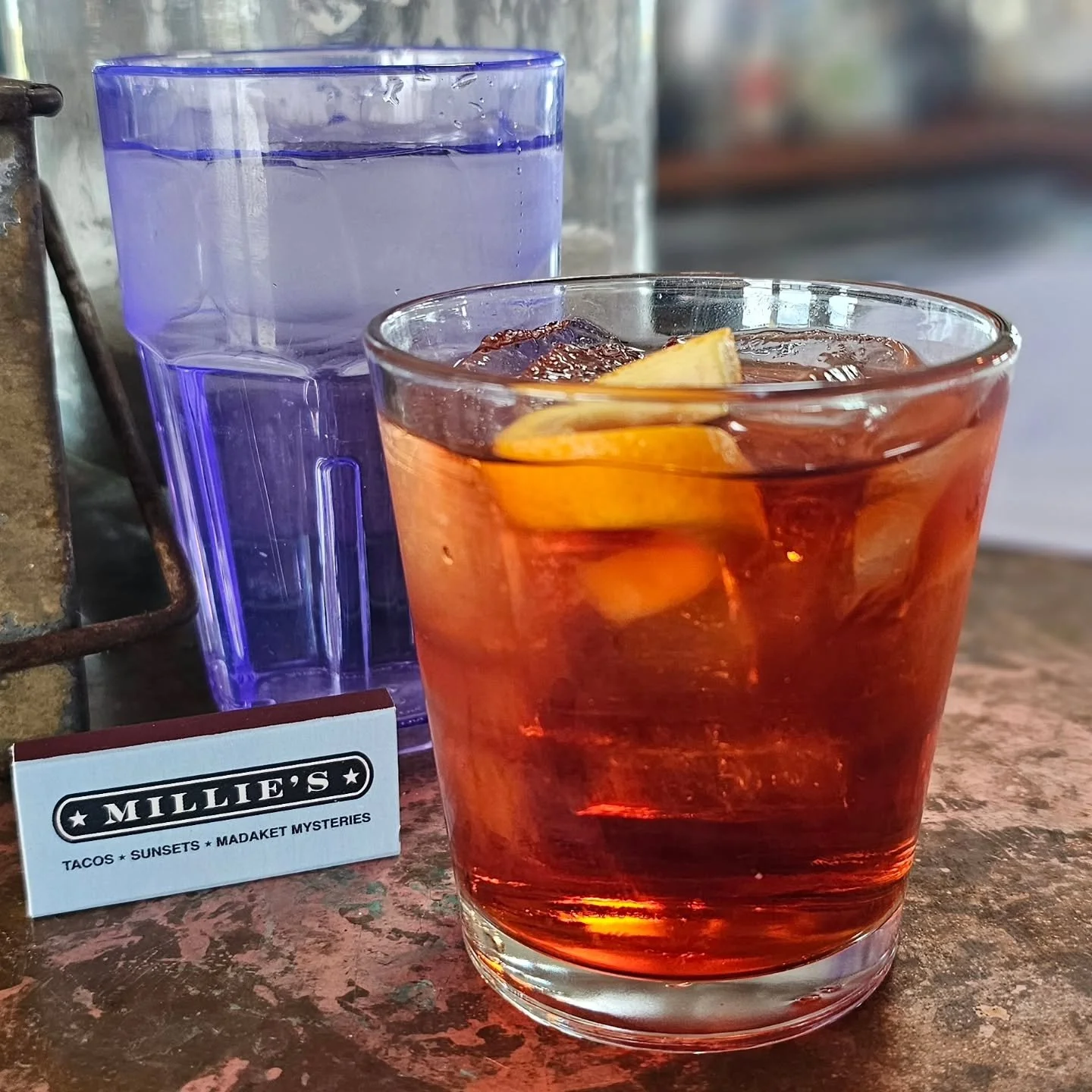 The pour:

Gray Whale Gin
Carpano Antica Formula
Campari