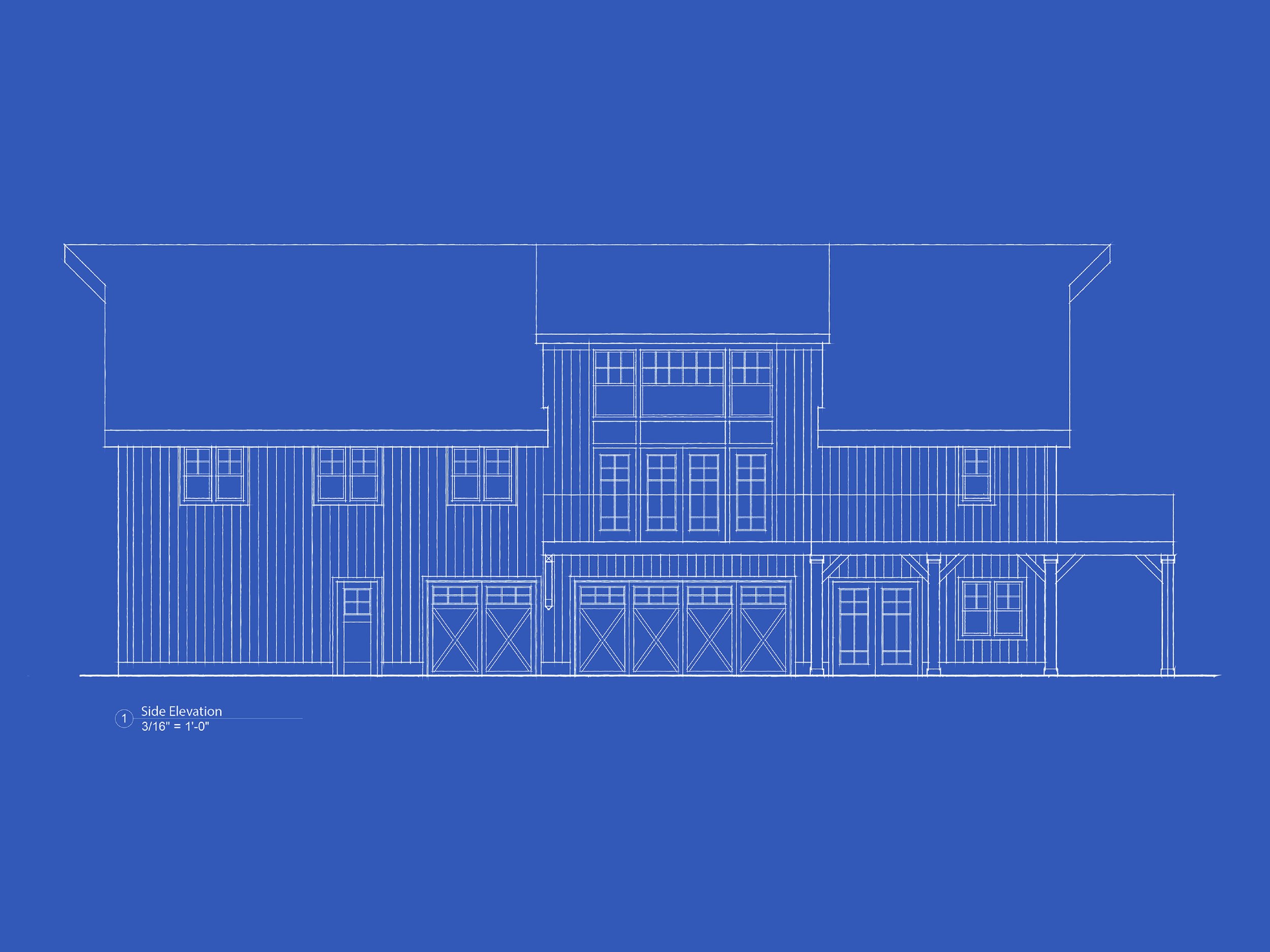 8540 Elevation Blueprint